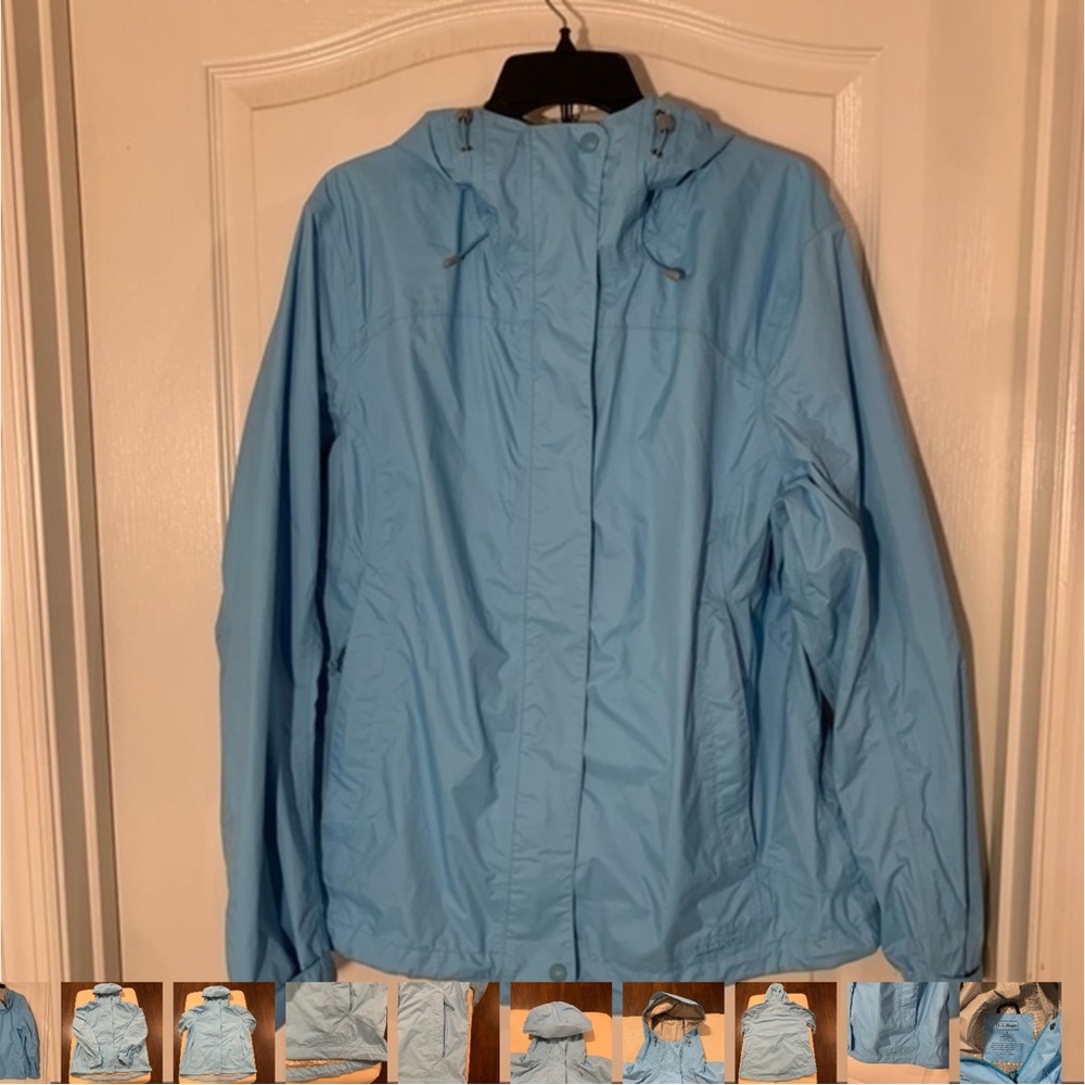 LLBean windbreaker/raincoat, jacket size large
